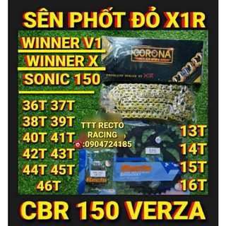 NHÔNG SÊN DĨA PHỐT CAO SU WINNER V1/WINNER X/SONIC 150/CBR 150 VERZA DĨA 36,37,38,39,40,41,42,43,44,45,46 RECTO