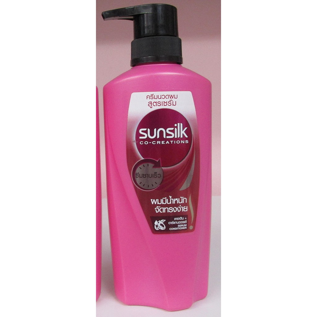 Dầu xả Sunsilk Thái lan 450ml, giúp tóc siêu mềm mượt, màu vàng và hồng