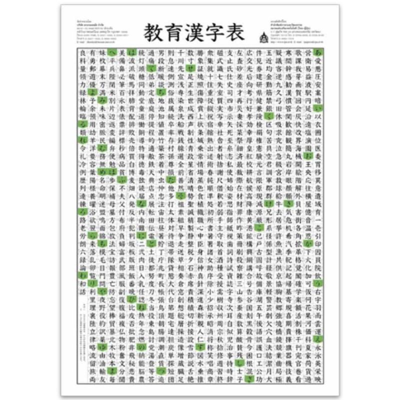 Poster Kanji 996 (Size A0)
