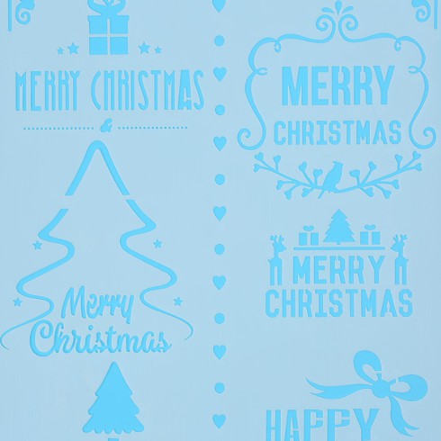 Thước Vẽ Hoạ Tiết Thủ Công Merry Christmas &amp; Happy New Year - Mẫu 9