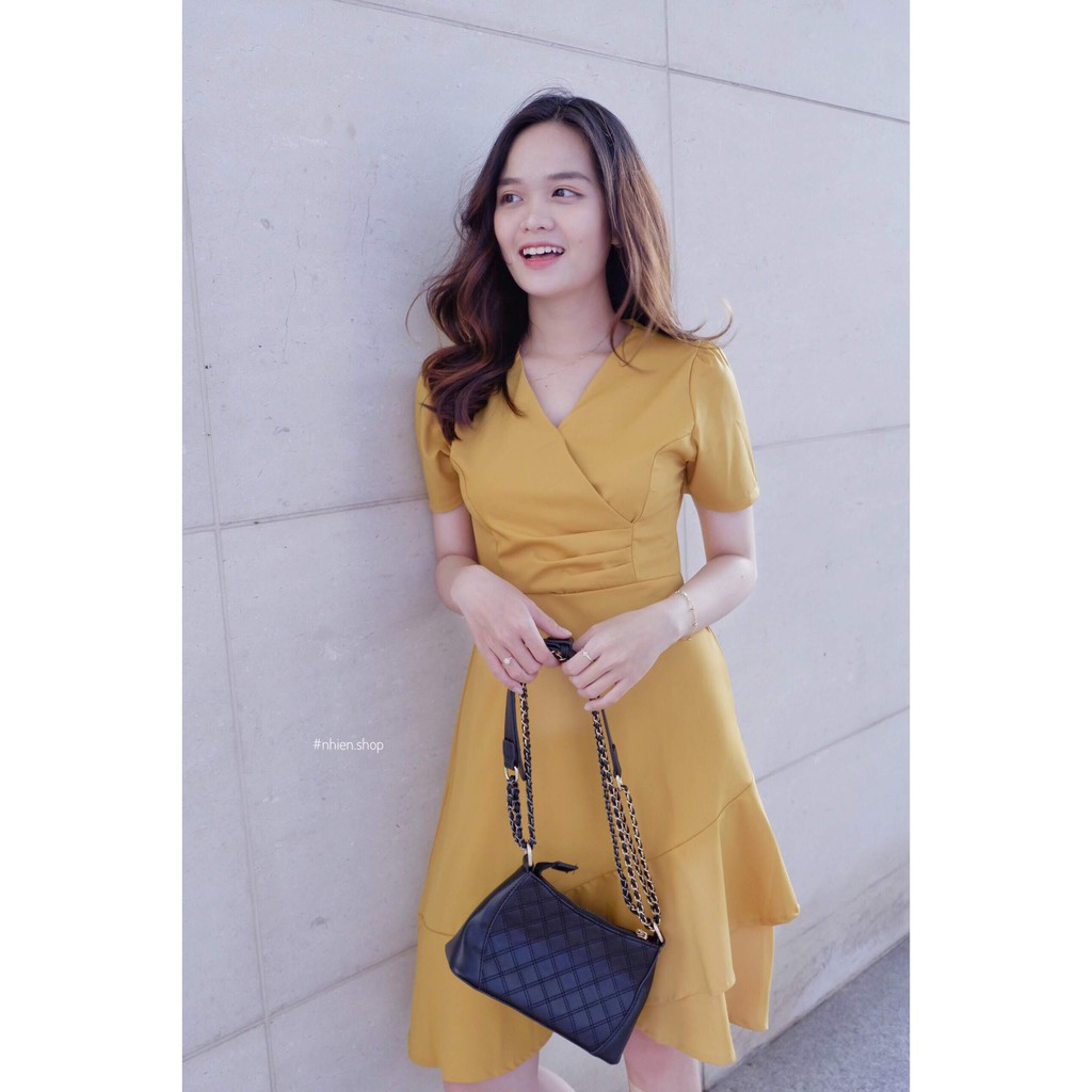 [Mã FATHANG5 giảm 10K đơn 50K] Váy Nữ Mango Hàn Quốc Đuôi Cá _Nhienvintage AD438 | BigBuy360 - bigbuy360.vn