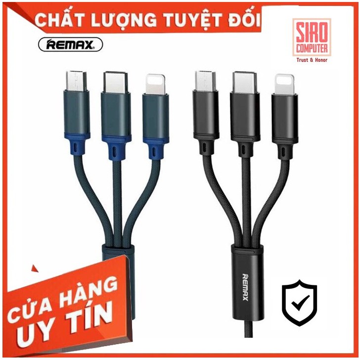 Cáp sạc 3 đầu Remax RC-131TH