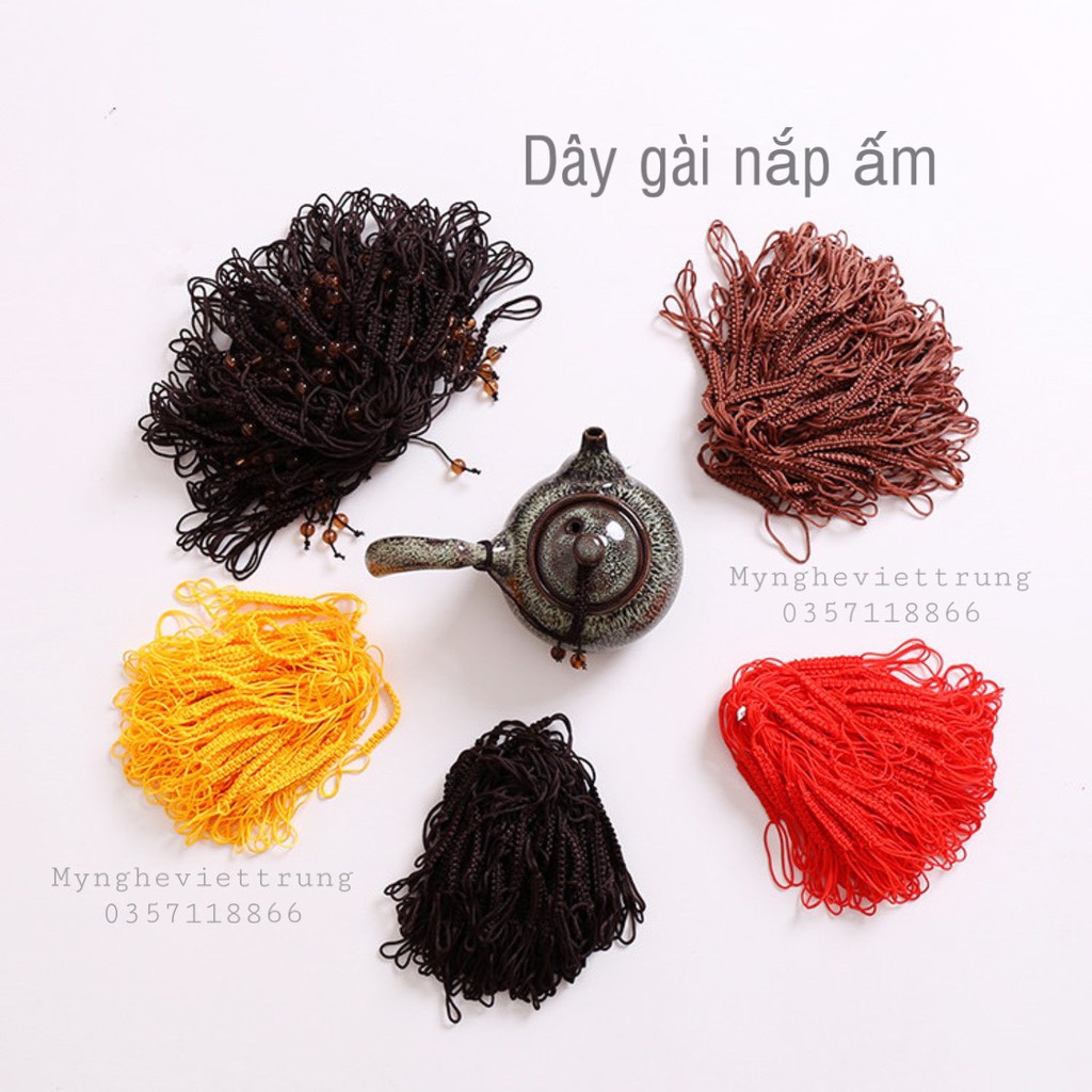 Dây gài quai nắp ấm hạt chu sa
