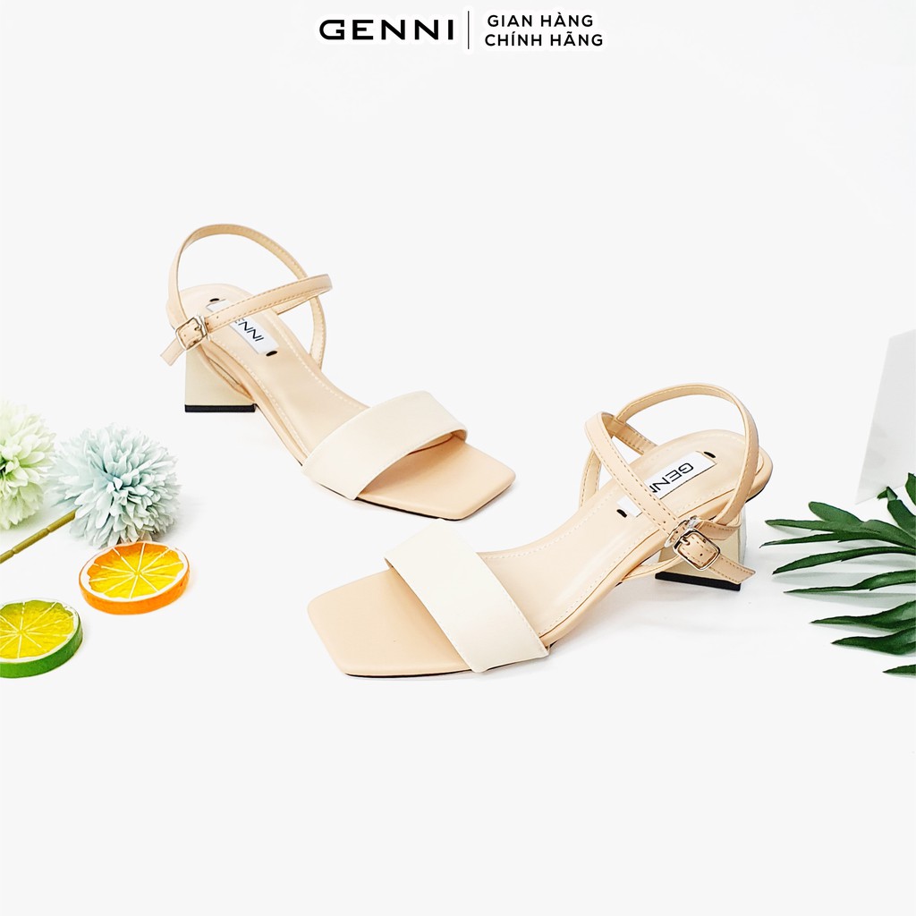 Sandal da lỳ đế hình thoi GE606 - Genni