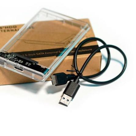 Hộp Đựng Ổ Cứng Ngoài 2.5 Inch Sata3.0 Hdd Ssd Trong Suốt | BigBuy360 - bigbuy360.vn
