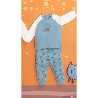 Lullaby Bộ Tay Dài RAGLAN Bé Trai INT