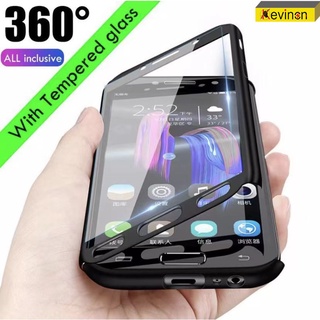 Ốp Điện Thoại Bảo Vệ Toàn Diện 360 Samsung Galaxy S6 S7 Edge S8 S9 S10 plus J2 Pro 2018 Có Kính Cường Lực