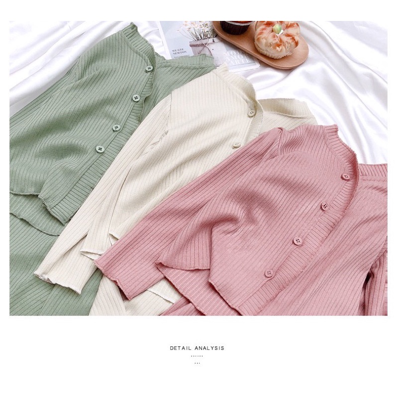 Set bộ len tăm 3 chi tiết cho bé