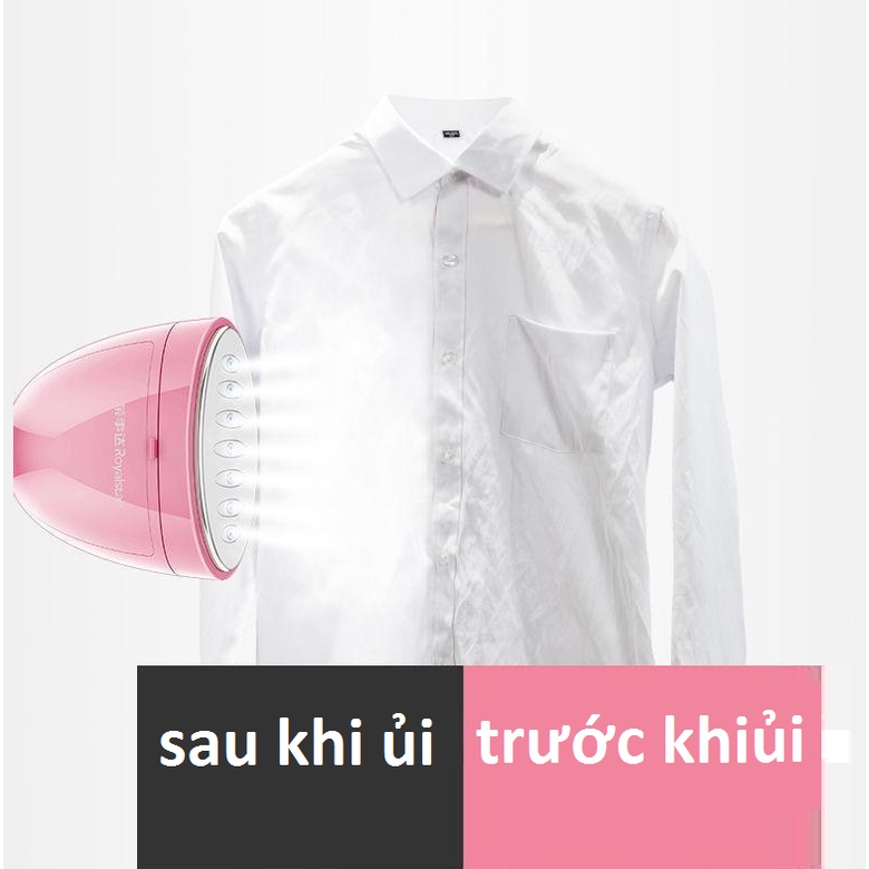 Bàn ủi hơi nước cầm tay, bàn là hơi nước cầm tay gấp gọn du lịch gọn nhẹ 1500W bảo hành 12 tháng .