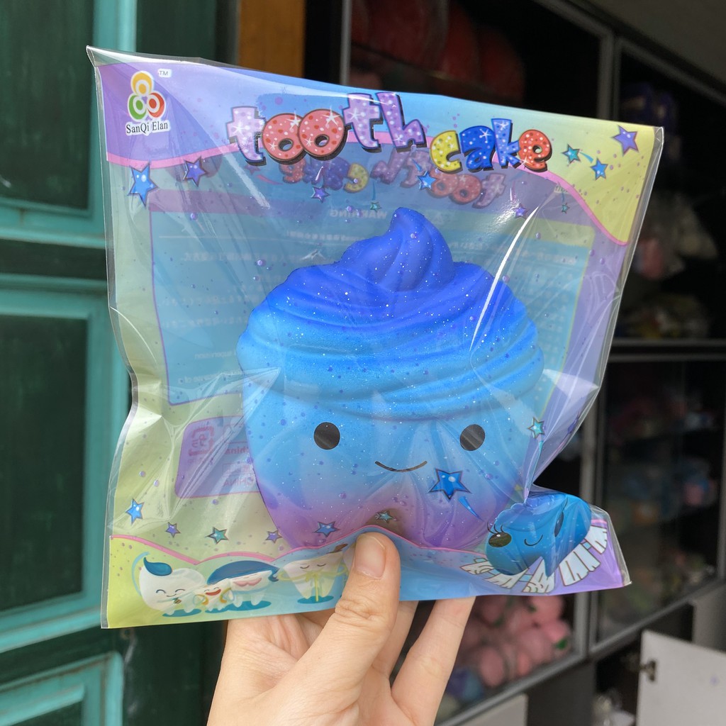 [Mã LIFE0503TOYS giảm 10% đơn 0Đ] Squishy Răng galaxy 10cm chính hãng Sanqi Elan có bao bì S004
