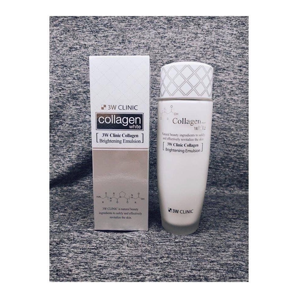 Sữa dưỡng trắng da - Sữa dưỡng ẩm chống lão hóa chiết xuất collagen 3W Clinic Hàn Quốc 150ml | BigBuy360 - bigbuy360.vn