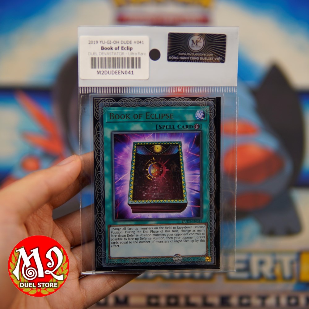Thẻ bài yugioh DUDE-EN041 Book of Eclipse Ultra Rare - Bảo quản M2SCCQ-LITE