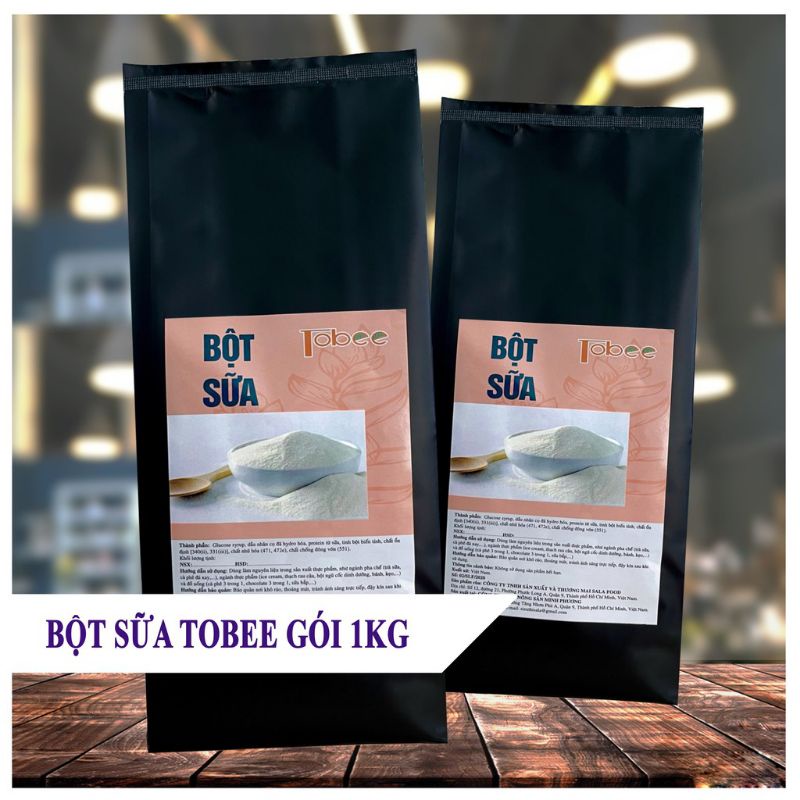 Bột sữa Tobee túi 1kg - Nguyên liệu pha trà sữa thơm ngon