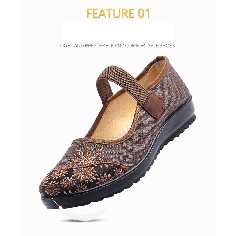 Giày vải người già (3) hàng sẵn