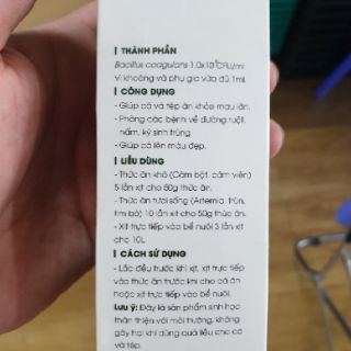 Vi sinh tiêu hóa BAC+