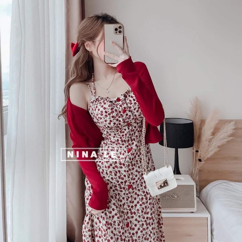 ĐẦM HOA MAXI KÈM KHOÁT NGOÀI BIGSIZE | BigBuy360 - bigbuy360.vn