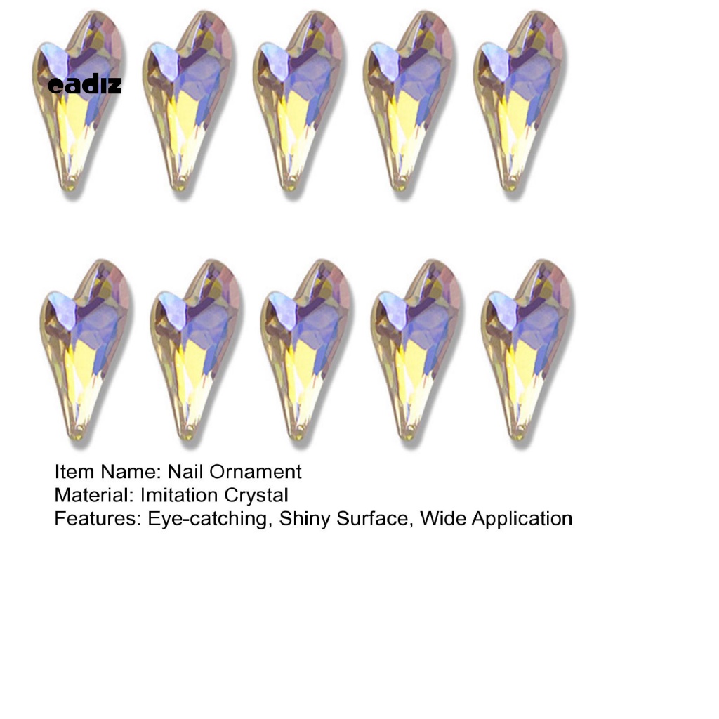 Bộ 10 Móng Tay Giả Dùng Trang Trí Nghệ Thuật DIY