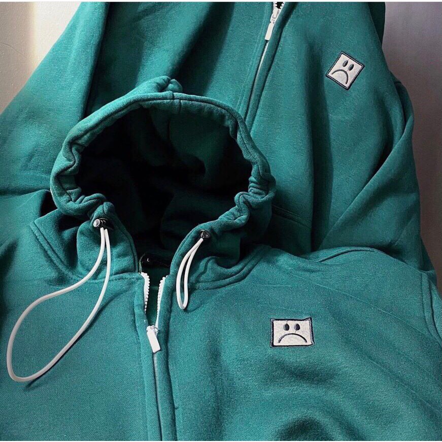Áo Khoác Nỉ Thêu Mặt Cười Xanh Rêu Cực Hot Áo Khoác Chất Nỉ Ngoại Mềm Mịn Dày Dặn Form Rộng Freesize <65kg | BigBuy360 - bigbuy360.vn