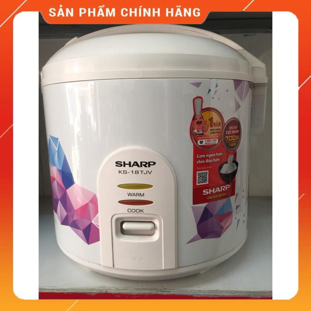 Nồi cơm điện Sharp 1.8 lít KS-18TJV