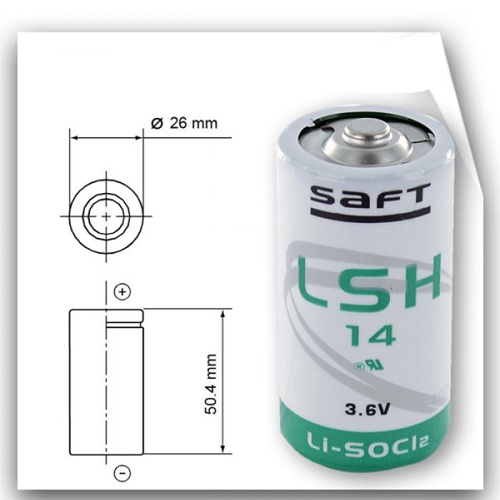 Pin nuôi nguồn PLC LS26500 Saft 3,6V