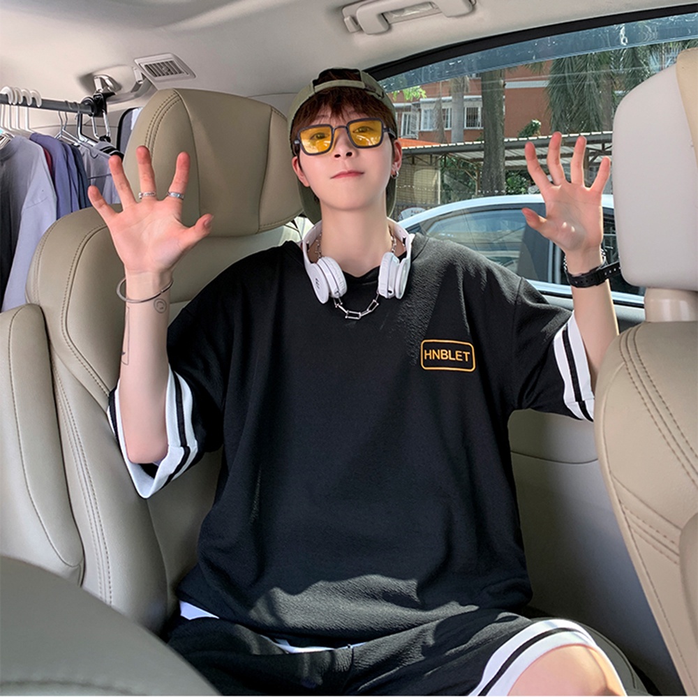 Bộ Quần Áo Thun Nam Mùa Hè "HNBLET" Style Hàn Quốc Trend 2023 ZENKODLMEN - SET NAM 90000161C5