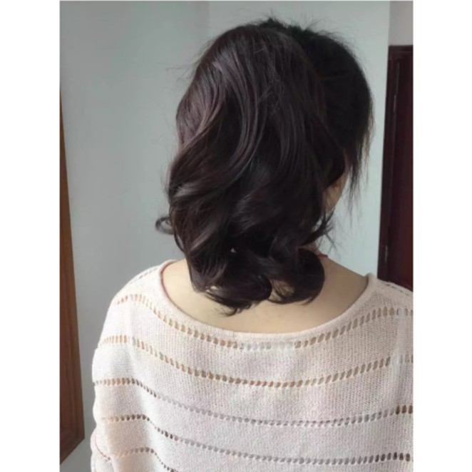 Tóc giả nữ ngoạm xoăn ngắn  ❤️FREESHIP❤️ 25cm