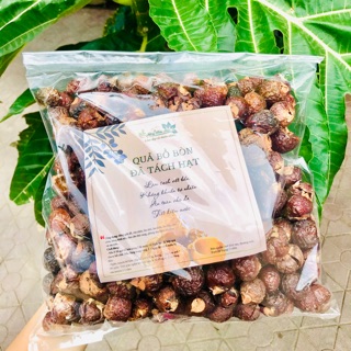 Quả bồ hòn tách hạt, hàng loại 1, cùi dày, 1kg