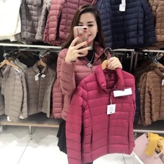 Áo lông vũ cổ trụ siêu ấm