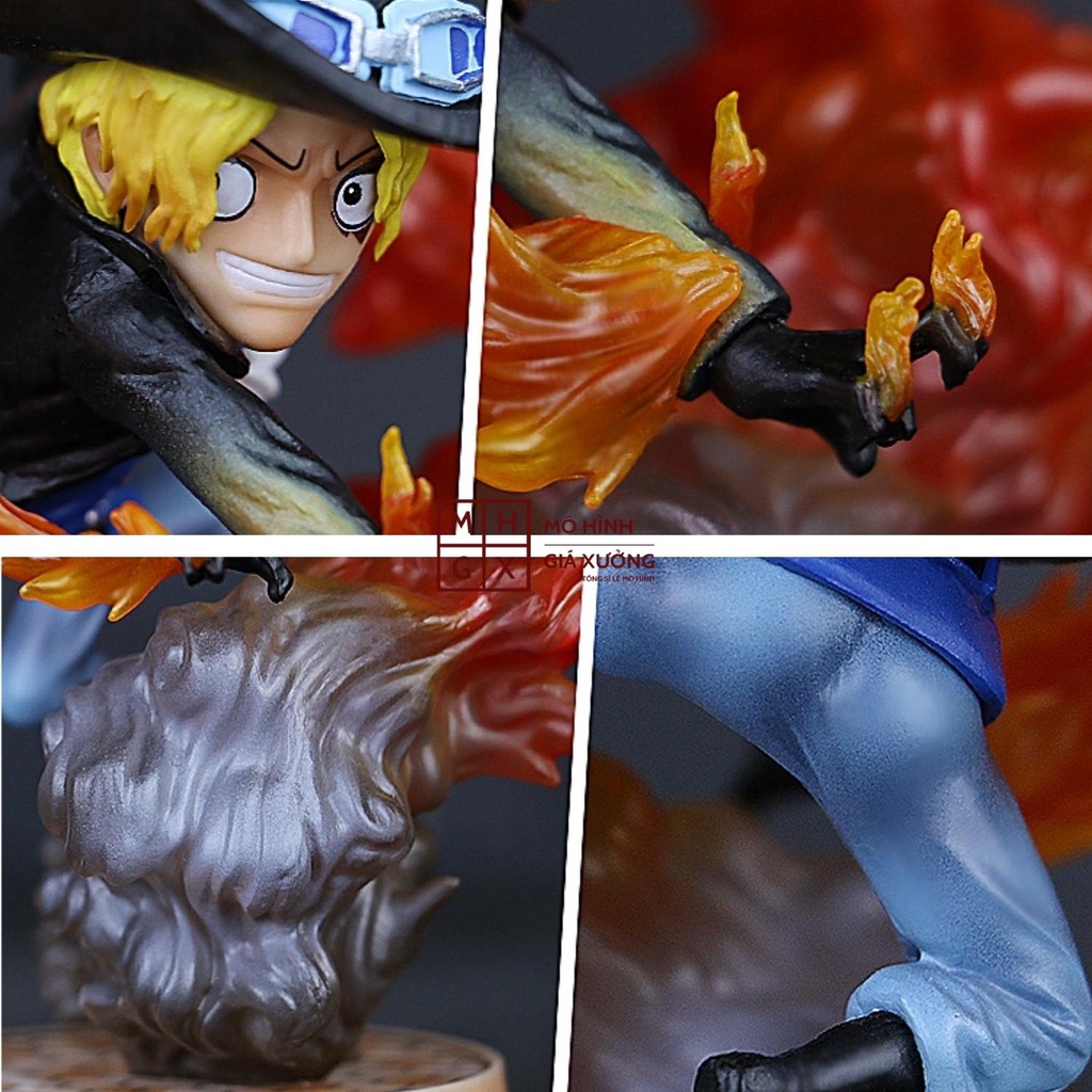 Mô hình One Piece Sabo siêu đẹp cao 12cm , trạng thái chiến đấu , figure mô hình one piece , mô hình giá xưởng