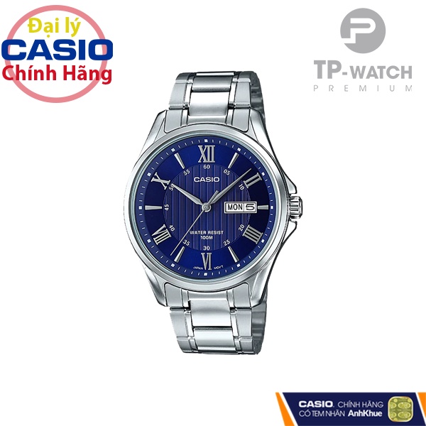 Đồng Hồ Nam Dây Thép Casio Standard MTP-1384D-2A Chính Hãng MTP-1384D-2AVDF