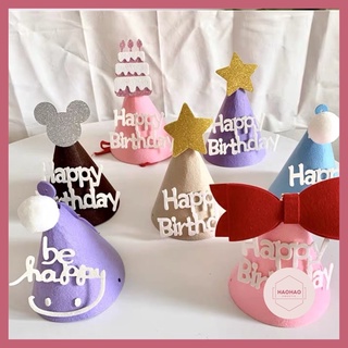 Mũ sinh nhật bằng xốp Hàn Quốc xinh xắn