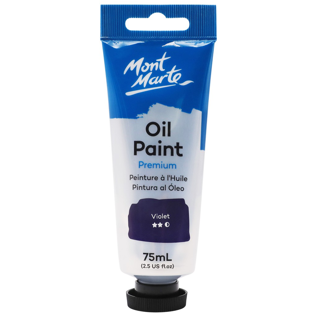 BÁN LẺ - MÀU SƠN DẦU CAO CẤP MONT MARTE TUÝP 75 ML - MONT MARTE OIL PAINT 75 ML