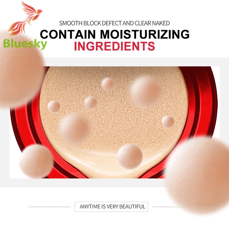 ✨✨ Air Cushion BB Cream Whitening Concealer Oil Control Natural Make Up