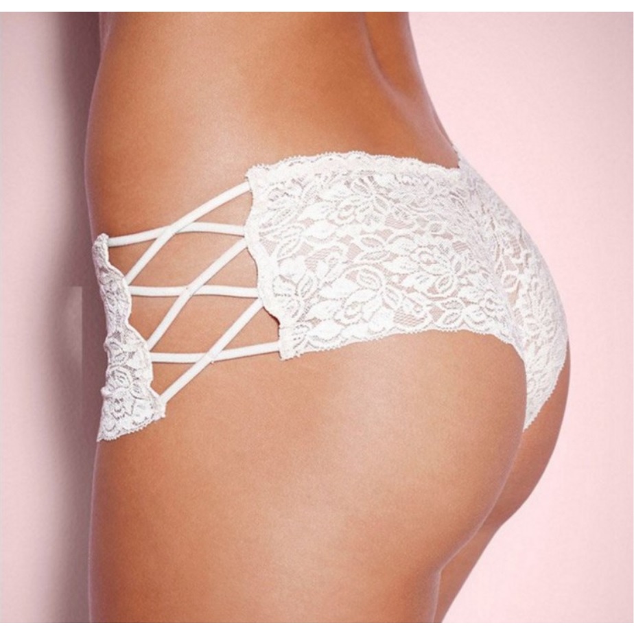 Quần lót nữ sexy ren đùi dây đan chéo trẻ trung, thoải mái, thoát mát (MS 03001) Anna Shop