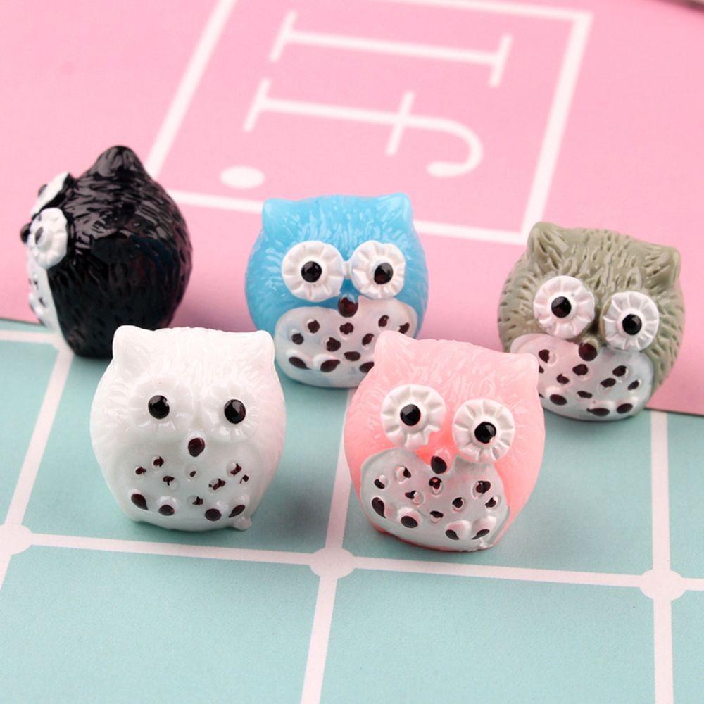 Set 5 Tượng Chim Cú Mini Trang Trí Đáng Yêu