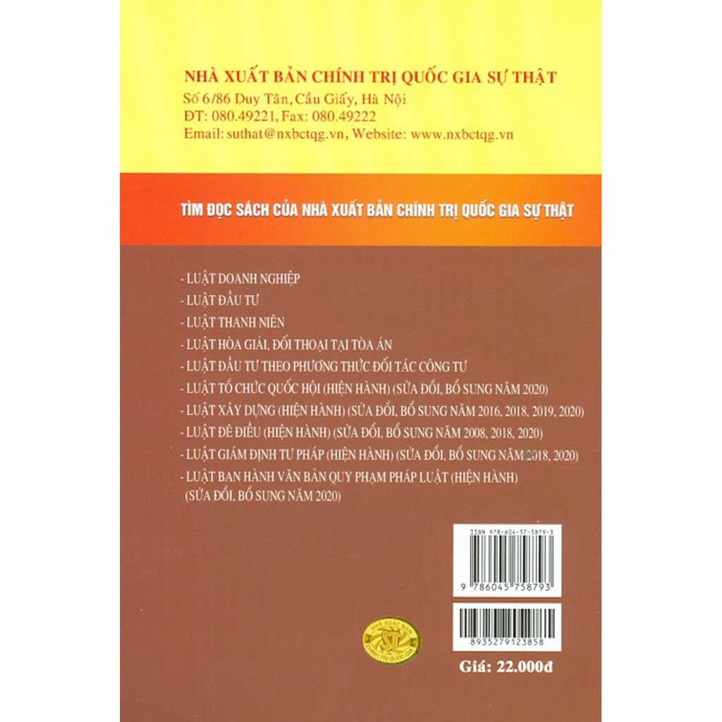 Sách - Luật Phòng, Chống Thiên Tai (Hiện hành) (Sửa đổi, bổ sung năm 2020) | BigBuy360 - bigbuy360.vn