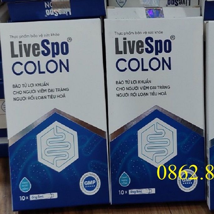 COLON - Bào Tử Lợi Khuẩn Dành Cho Người Viêm Đại Tràng,Bệnh Đường Ruột, Tiêu Chảy,Chướng Bụng Chậm Tiêu ( Hộp 10 ống )