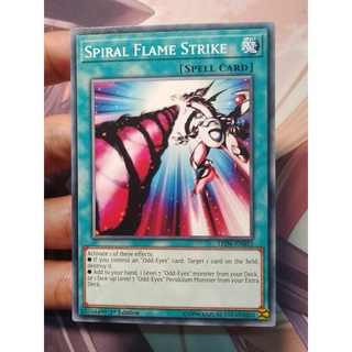 Thẻ bài yugioh: spiral flame strike led6-en055