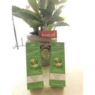 Xịt thơm miệng thảo dược Greelux 12Ml lọ 12ml