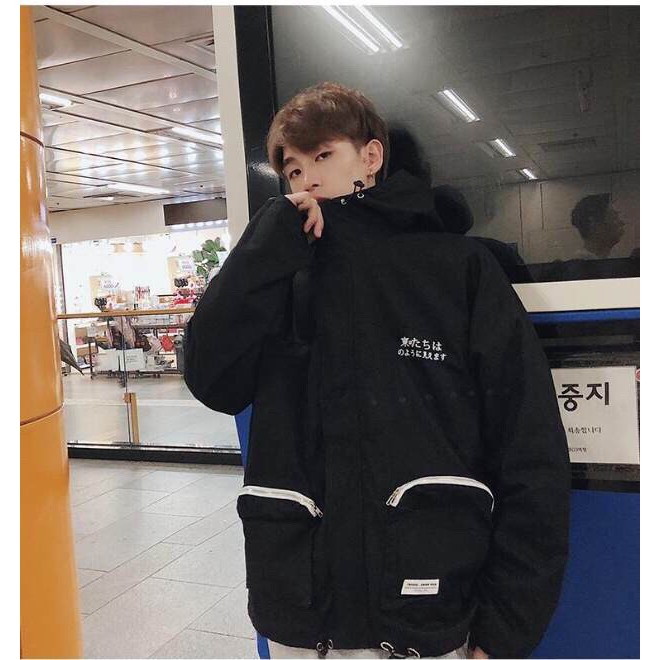 Áo Khoác Kaki In Basic 2 Màu ( có form rộng XL ) | BigBuy360 - bigbuy360.vn