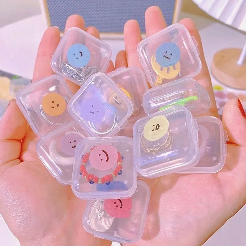 1 Hộp Đựng Nhẫn mini Trong Suốt