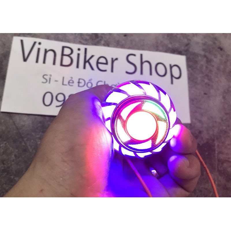 Đèn HẬU 7 Màu LẬP LOÈ Gắn Xe Máy <XEM VIDEO Ánh Sáng>