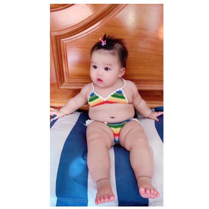 Bikini cực yêu cho bé của bạn(ko gồm giày và băng đô)
