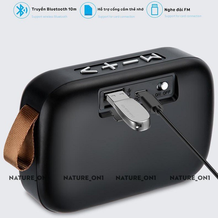 Loa Bluetooth Mini ⚡️𝐅𝐑𝐄𝐄 𝐒𝐇𝐈𝐏⚡️ Loa Cầm Tay Nhỏ Gọn Nghe Nhạc Không Dây Cắm Usb Và Thẻ Nhớ Gutek Charge G2