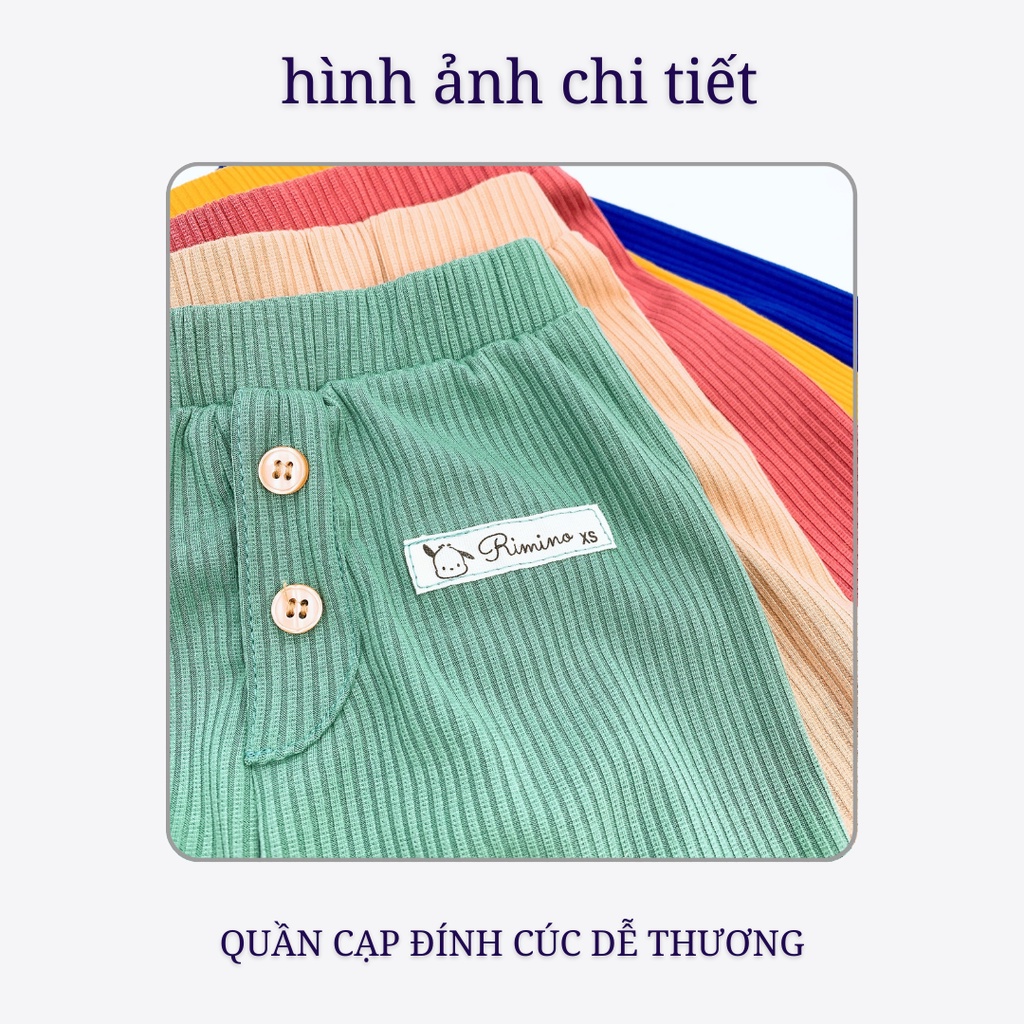 Bộ Dài Tay Bé Gái, Bé Trai KIMCHIBABY Vải Thun Lạnh Hoạ Tiết Đính Cúc Nắp Ngực, Bộ Quần Áo Trẻ Em Thu Đông KWTD2216