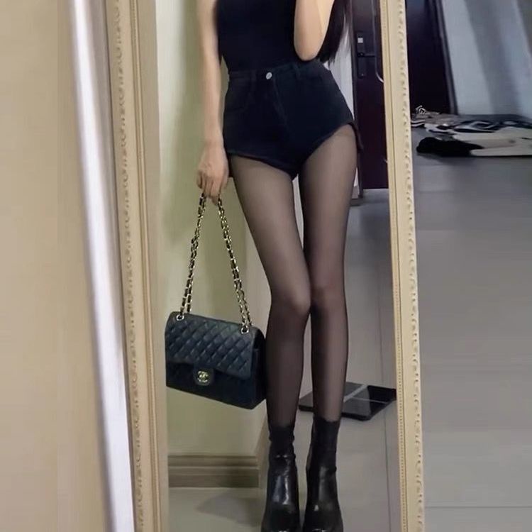 [Hàng Có Sẵn] Quần Ngắn Lưng Cao Dáng Ôm Siêu Co Giãn Thời Trang Mùa Hè Dễ Phối Đồ