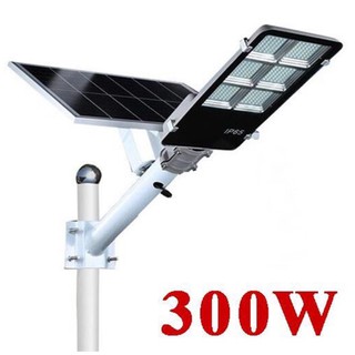 Đèn Năng Lượng Mặt Trời 300W - Loại đèn đường, tấm Pin rời IP65 kín nước