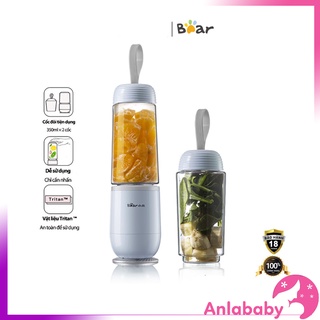 Máy xay sinh tố cầm tay Bear LLJ-D04B1 (2 cốcx350ml) - ấn là xay