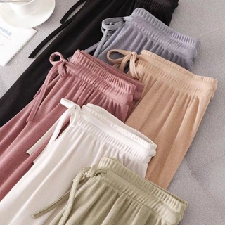 [Discount code SOFT10001 any 10% discount] Korean style young fashion women's wide-leg pants