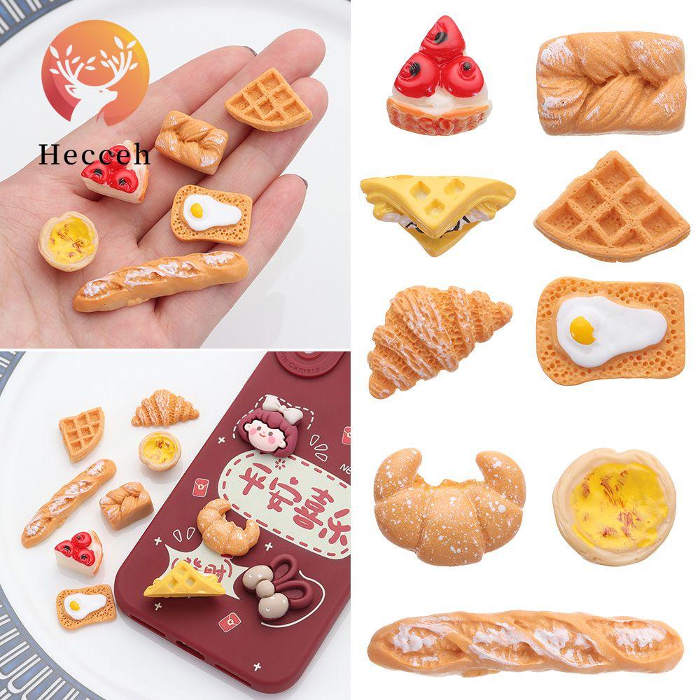 Mô Hình Bánh Mì Mini Dùng Làm Trang Sức / Đồ Ăn Sáng